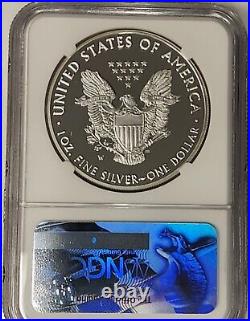 2017-W 1 oz Proof American Silver Eagle NGC PF70 UC Moy Hand Signed Signature