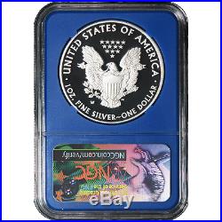2017-W Proof $1 American Silver Eagle NGC PF70UC 3pc FDI Black Label Red White B
