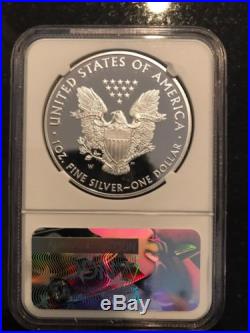 2017 W Proof Silver Eagle Ngc Pf70 Uc Mercanti First Day 3 Cities Pop 150