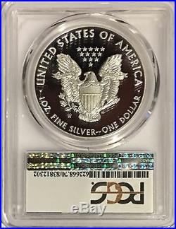 2017 W Proof Silver Eagle Pcgs Pr70 Dcam First Day Issue Trump Inaugural Pop 200