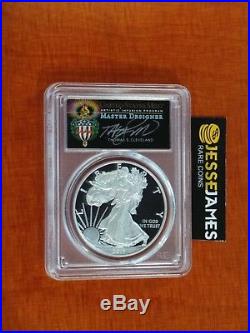 2017 W Proof Silver Eagle Pcgs Pr70 Dcam Torch Cleveland First Strike Pop 20