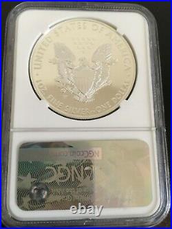 2017 W Silver Eagle Graded By Ngc As A Top Pop Pf 70 Uc Signed By Ed Moy