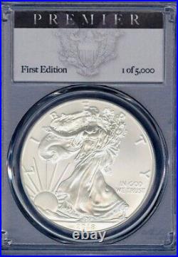 2018 American Silver Eagle Premier PCGS-MS70 First Edition 1 of 5000
