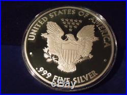 2018 Proof Silver Eagle ONE TROY POUND. 999 fine silver 12 TROY OZ IN STOCK NOW