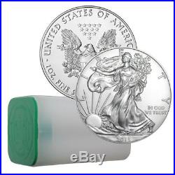 2018 Roll of 20 1 oz Silver Eagle Tube American Silver Eagles $1 Coins
