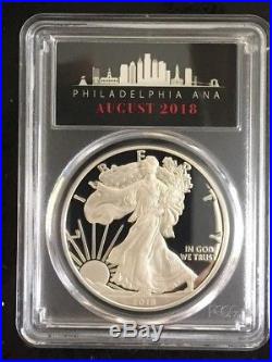 2018-S Proof $1 American Silver Eagle PCGS PR70DCAM First Strike Label