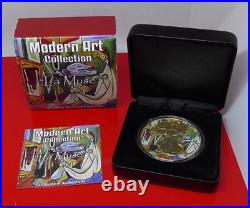 2018 Silver Colour Colorized USA American Eagle Coin Modern Art La Muse LE500