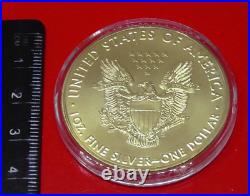 2018 Silver Colour Colorized USA American Eagle Coin Modern Art La Muse LE500