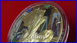 2018 Silver Colour Colorized USA American Eagle Coin Modern Art La Muse LE500