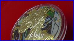 2018 Silver Colour Colorized USA American Eagle Coin Modern Art La Muse LE500