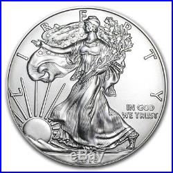 2018 Silver Eagle Roll (20) Coins CH/GEM BU. 999 Tube of American Eagle Dollars