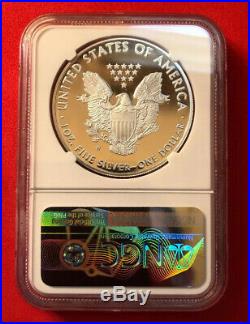 2018-w Proof Silver Eagle Congratulations Set Ngc Pf70ucam Early Releases Label