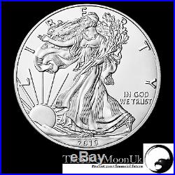 2019 1oz American Silver Eagle 1 ounce Silver Bullion Coin unc in CAPSULE