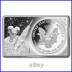 2019 American Eagle Silver 50th Anniv. Of Apollo 11 Coin/Bar Set SKU#185677