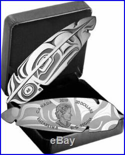 2019 Canada Eagle Feather $20 pure silver coin Northwest aboriginal art- Presale