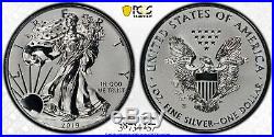 2019 Enhanced Reverse Proof PCGS PR69 FIRST STRIKE SILVER EAGLE COIN (19XE)