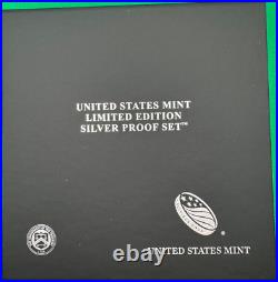 2019 Limited Edition Silver Proof Set US Mint 8 Coins OGP American Silver Eagle