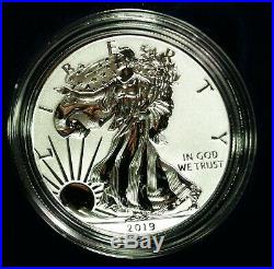 2019 Pride of Two Nations ENHANCED REVERSE PROOF U. S. Silver Eagle + Maple Leaf