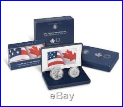 2019 Pride of Two Nations Eagle Enhanced Reverse Proof/Maple Leaf Pre Sale