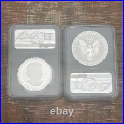 2019 Pride of Two Nations Set Canada $5 Maple Leaf & American $1 Silver Eagle