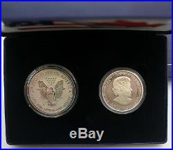 2019 Pride of Two Nations Silver American Eagle & Maple Enhanced Reverse Proof