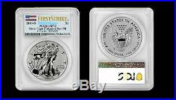 2019 S $1 Enhanced Reverse Proof Silver Eagle Pcgs Pf70 First Strike