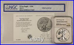 2019 S American 1 Oz 999 Silver Eagle Enhanced Reverse Proof Coin NGC PF70 GEM