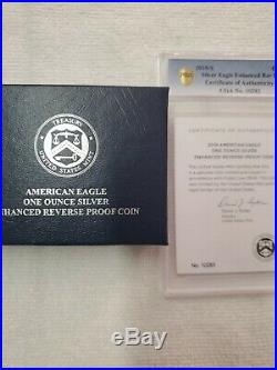 2019 S American Eagle 1 Oz Silver Enhanced Reverse Proof FIRST STRIKE PCGS PR69
