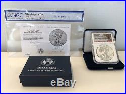 2019 S American Eagle One Ounce Silver Enhanced Reverse Proof Coin NGC #00932