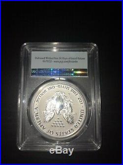 2019 S American Eagle One Ounce Silver Enhanced Reverse Proof Coin Pcgs Pr69