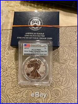 2019 S American Eagle One Ounce Silver Enhanced Reverse Proof Coin Pr69 Pcgs