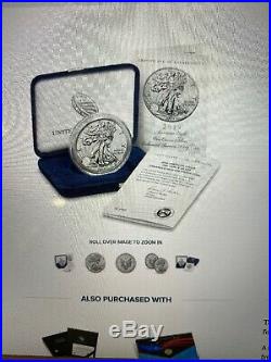 2019-S American Silver Eagle Enhanced Reverse Proof Coin 19XE UNOPENED/SEALED