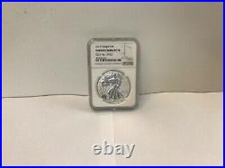 2019-S American Silver Eagle Enhanced Reverse Proof -NGC PF70 Brown Label W-COA