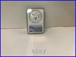 2019-S American Silver Eagle Enhanced Reverse Proof -NGC PF70 Brown Label W-COA