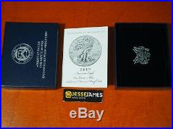 2019 S ENHANCED REVERSE PROOF SILVER EAGLE NGC PF69 EARLY RELEASE TROLLEY With OGP