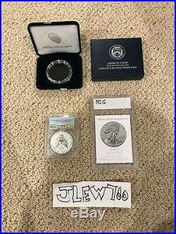 2019-S Enhanced Reverse Proof $1 American Silver Eagle First Strike PR70 With COA