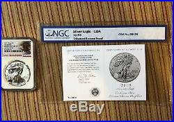 2019 S Enhanced Reverse Proof $1 American Silver Eagle NGC PF69 First Release