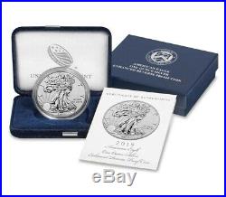 2019 S Enhanced Reverse Proof $1 American Silver Eagle OGP 19XE Sealed Unopened