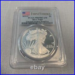 2019-S Limited Edition Proof Set $1 American Silver Eagle PCGS PR69DCAM FS Flag