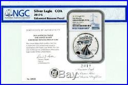2019 S Silver Eagle Reverse Enhanced Ngc Pf 70 First Releases 5826279-004