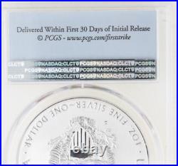 2019-S US Silver Eagle Enhanced Rev Proof FIRST STRIKE PCGS PR69 Box COA