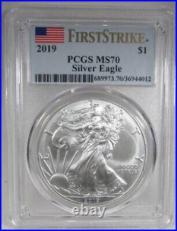 2019 Silver Eagle PCGS MS70 First Strike AL268