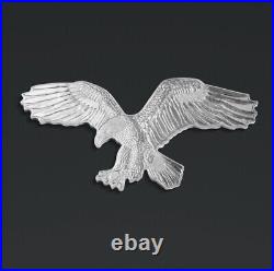 2019 Solomon Islands $2 Hunters Of The Sky Bald Eagle 1 Oz. 999 Silver Coin