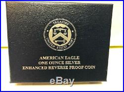 2019-s $1 Enhanced Reverse Proof Silver Eagle Ngc Pf70-coa # 02173 Brown Label
