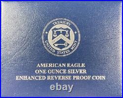 2019-s Enhanced Reverse Proof American Silver Eagle Ngc Pf69 Ogp With Random Coa