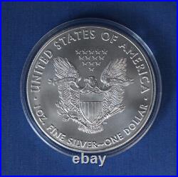 2020 1oz Silver Coloured Eagle $1 coin Cleopatra in Case with COA