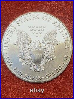 2020 American. 999 Silver Eagles/1 Roll (20) 1oz GEM BU Coins in a US Mint Tub