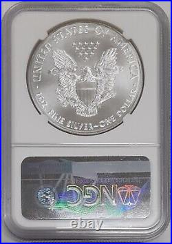2020 American Silver Eagle 1 Oz. 999 Silver Coin NGC MS-70 7K Label
