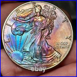2020 American Silver Eagle Monster Toned! 1 oz Fine Silver! SE40 2020 American Silver Eagle Monster Toned! 1 oz Fine Silver! SE40