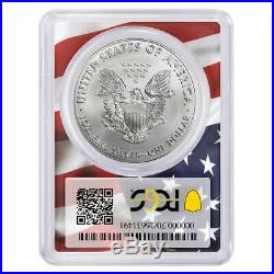 2020 (P) $1 American Silver Eagle PCGS MS70 Emergency Production Trump 45th Pres